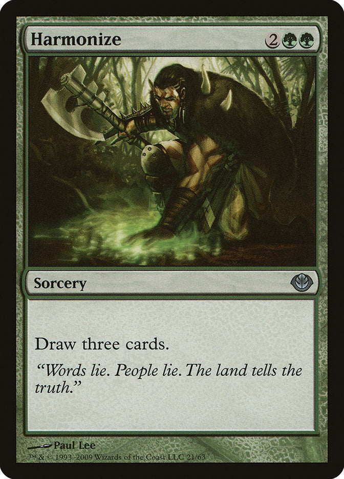 Harmonize [Duel Decks: Garruk vs. Liliana] | Gate City Games LLC