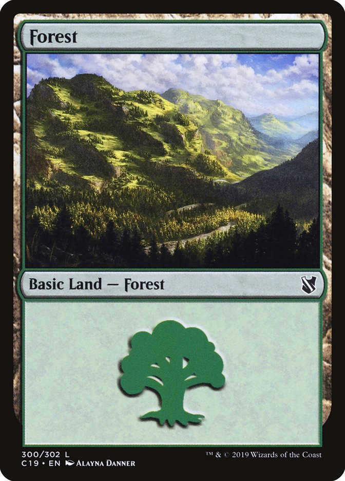 Forest (300) [Commander 2019] | Gate City Games LLC