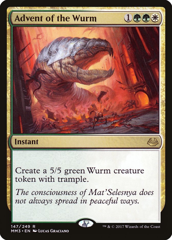 Advent of the Wurm [Modern Masters 2017] | Gate City Games LLC