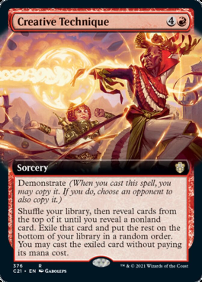 Creative Technique (Extended Art) [Commander 2021] | Gate City Games LLC