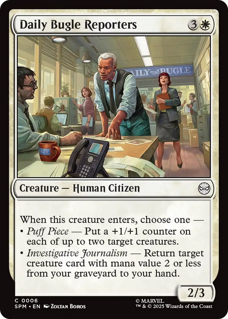Daily Bugle Reporters [Marvel's Spider-Man] | Gate City Games LLC
