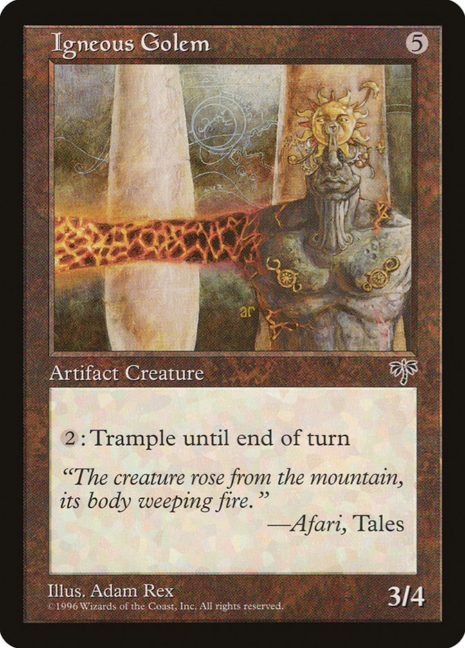Igneous Golem [Mirage] | Gate City Games LLC