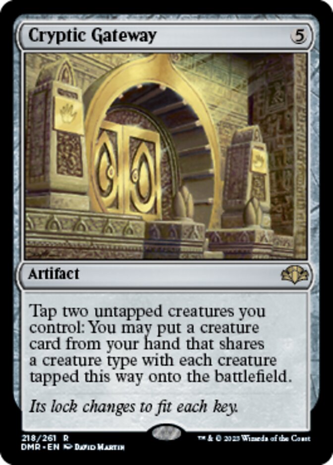 Cryptic Gateway [Dominaria Remastered] | Gate City Games LLC