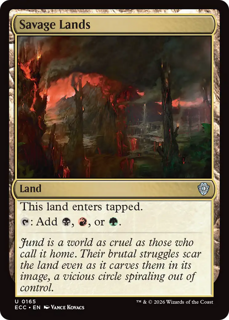 Savage Lands [Lorwyn Eclipsed Commander] | Gate City Games LLC