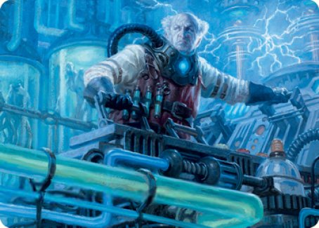 Ludevic, Necrogenius Art Card [Innistrad: Midnight Hunt Art Series] | Gate City Games LLC