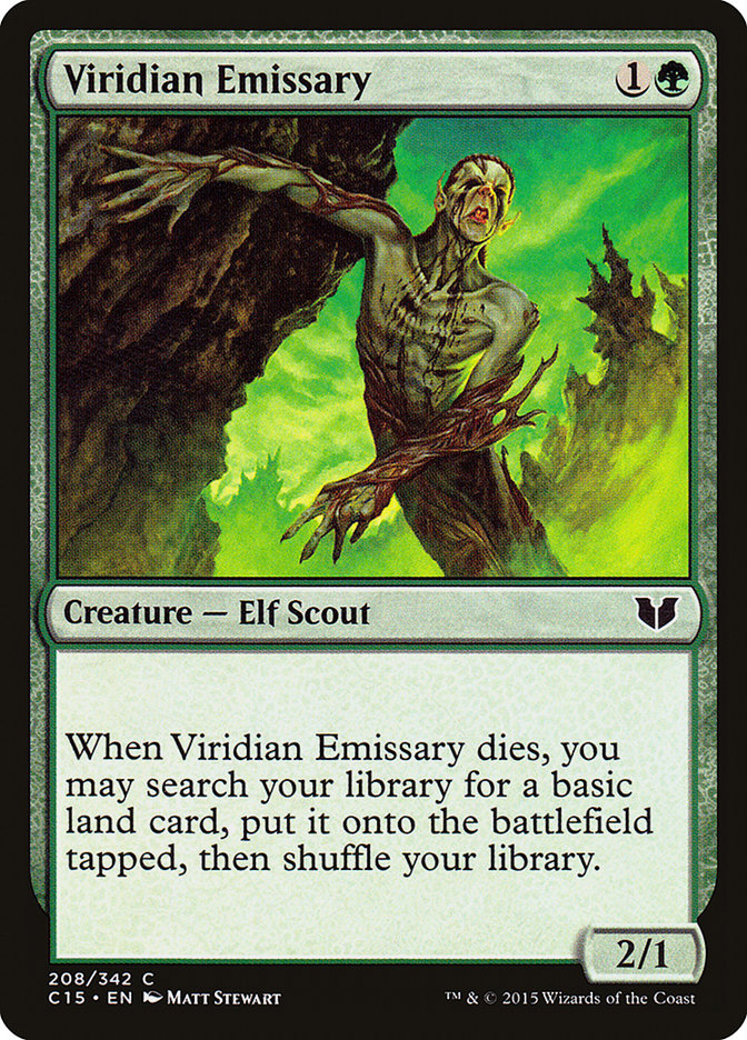 Viridian Emissary [Commander 2015] | Gate City Games LLC