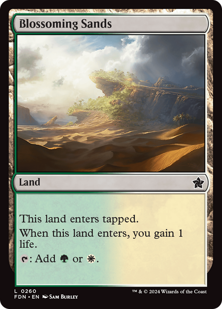 Blossoming Sands [Foundations] | Gate City Games LLC