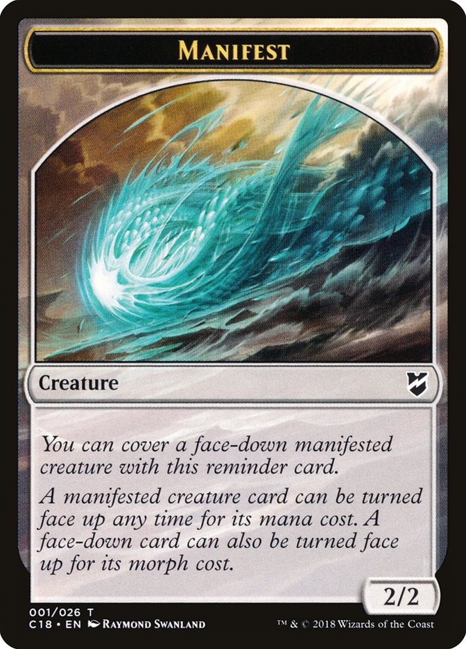 Manifest [Commander 2018 Tokens] | Gate City Games LLC