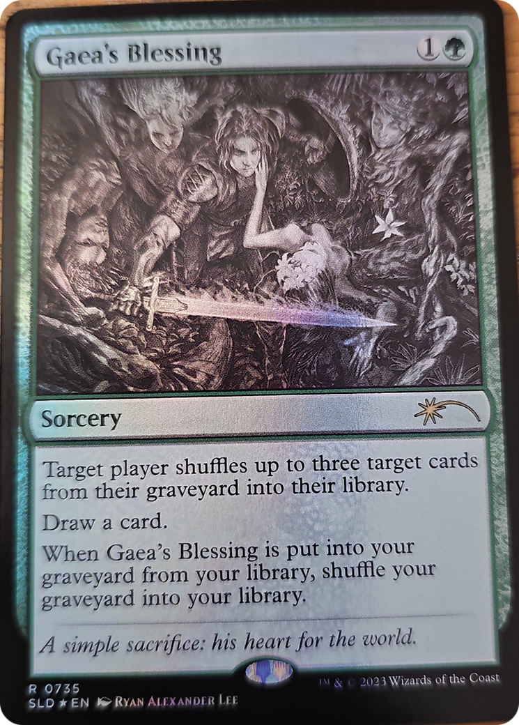 Gaea's Blessing (Sketch Showcase) [Secret Lair Drop Series] | Gate City Games LLC
