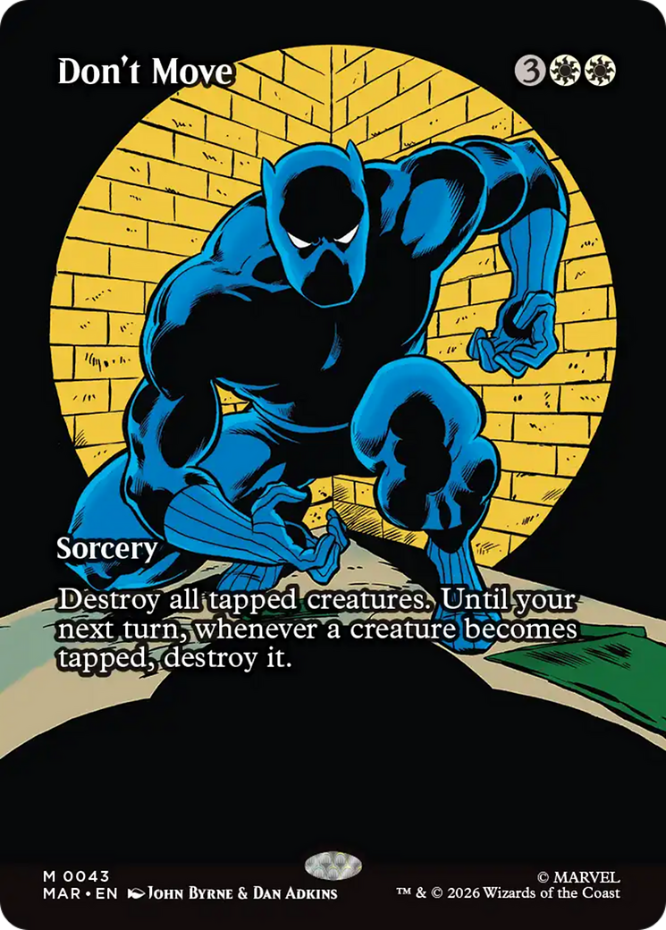Don't Move (Borderless) [Marvel Universe: Eternal-Legal] | Gate City Games LLC
