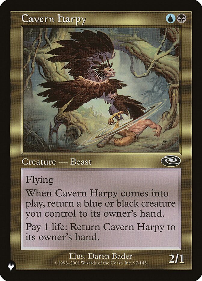 Cavern Harpy [The List] | Gate City Games LLC