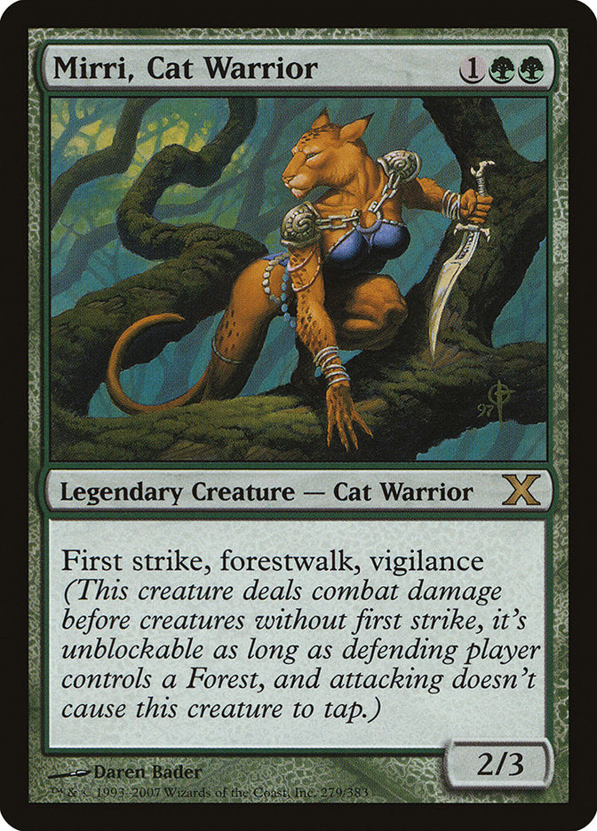Mirri, Cat Warrior [Tenth Edition] | Gate City Games LLC