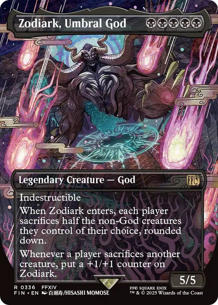 Zodiark, Umbral God (Borderless) [FINAL FANTASY] | Gate City Games LLC