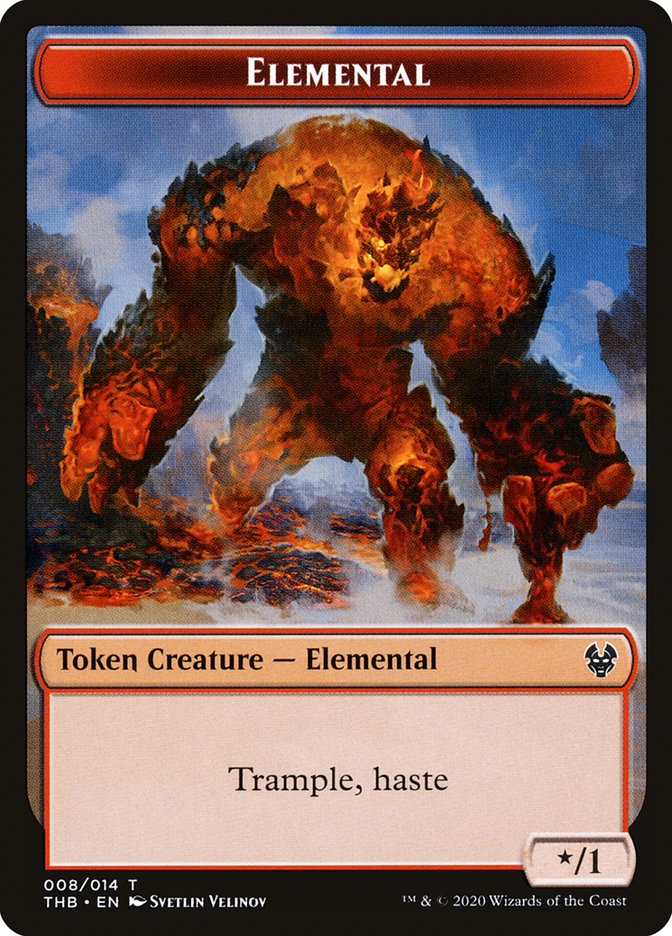 Elemental Token [Theros Beyond Death Tokens] | Gate City Games LLC