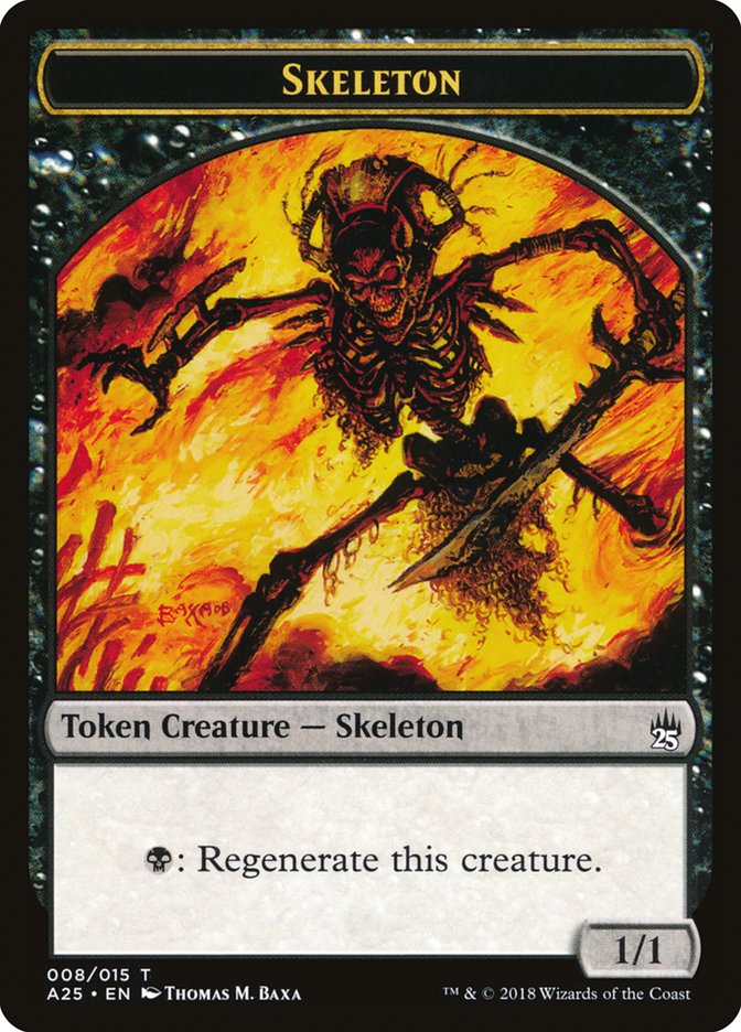 Skeleton Token [Masters 25 Tokens] | Gate City Games LLC
