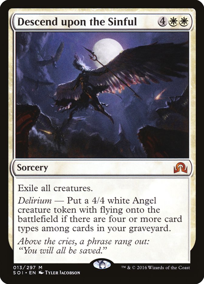 Descend upon the Sinful [Shadows over Innistrad] | Gate City Games LLC