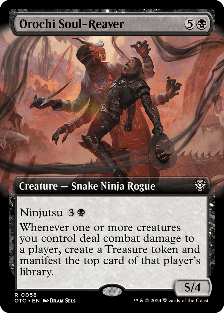 Orochi Soul-Reaver (Extended Art) [Outlaws of Thunder Junction Commander] | Gate City Games LLC