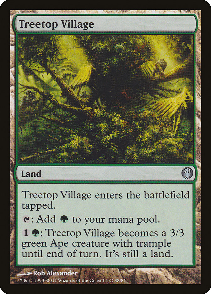 Treetop Village [Duel Decks: Knights vs. Dragons] | Gate City Games LLC