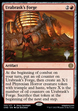 Urabrask's Forge (Promo Pack) [Phyrexia: All Will Be One Promos] | Gate City Games LLC