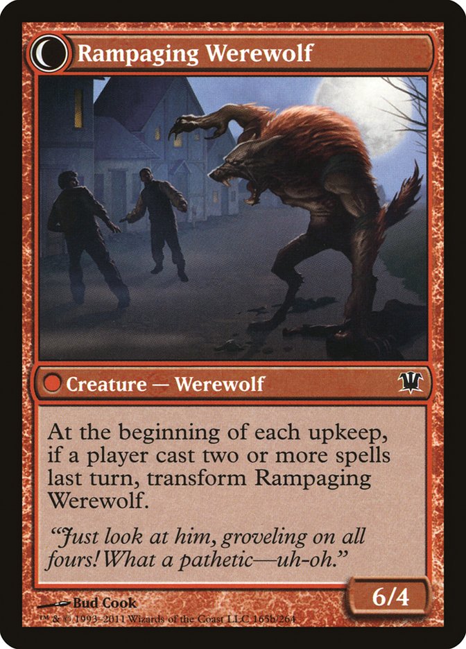 Tormented Pariah // Rampaging Werewolf [Innistrad] | Gate City Games LLC