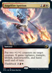 Angelfire Ignition (Extended Art) [Innistrad: Midnight Hunt] | Gate City Games LLC