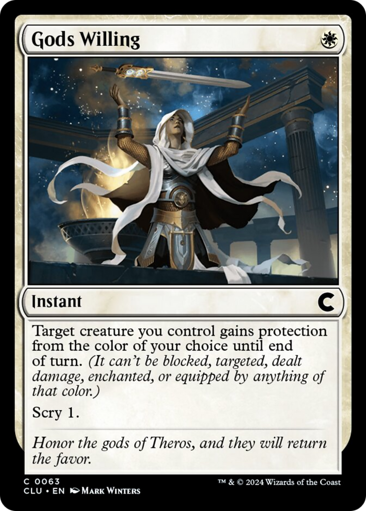 Gods Willing [Ravnica: Clue Edition] | Gate City Games LLC