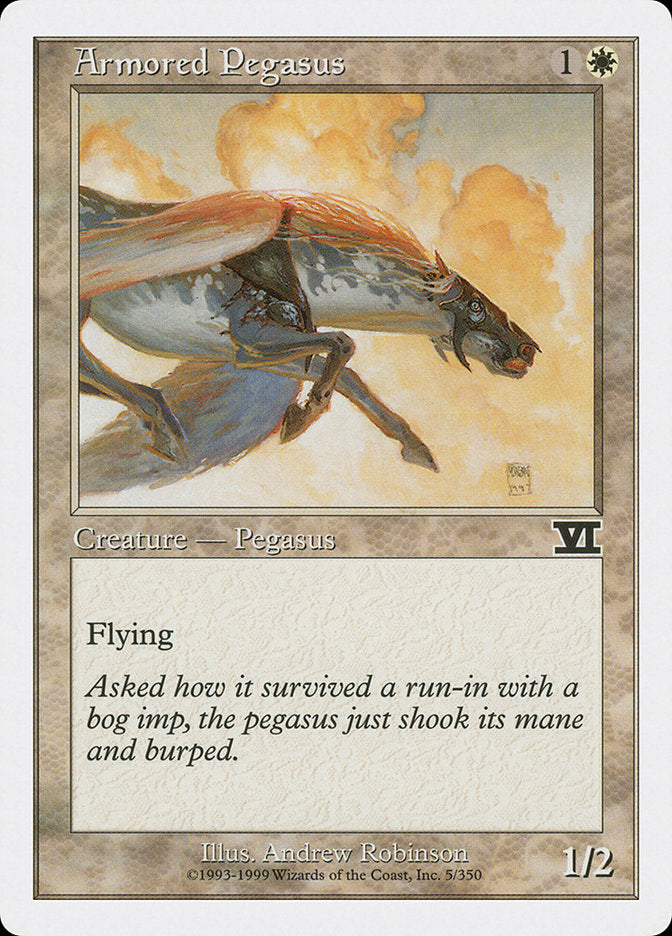 Armored Pegasus [Classic Sixth Edition] | Gate City Games LLC