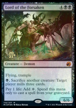 Lord of the Forsaken [Innistrad: Midnight Hunt Prerelease Promos] | Gate City Games LLC