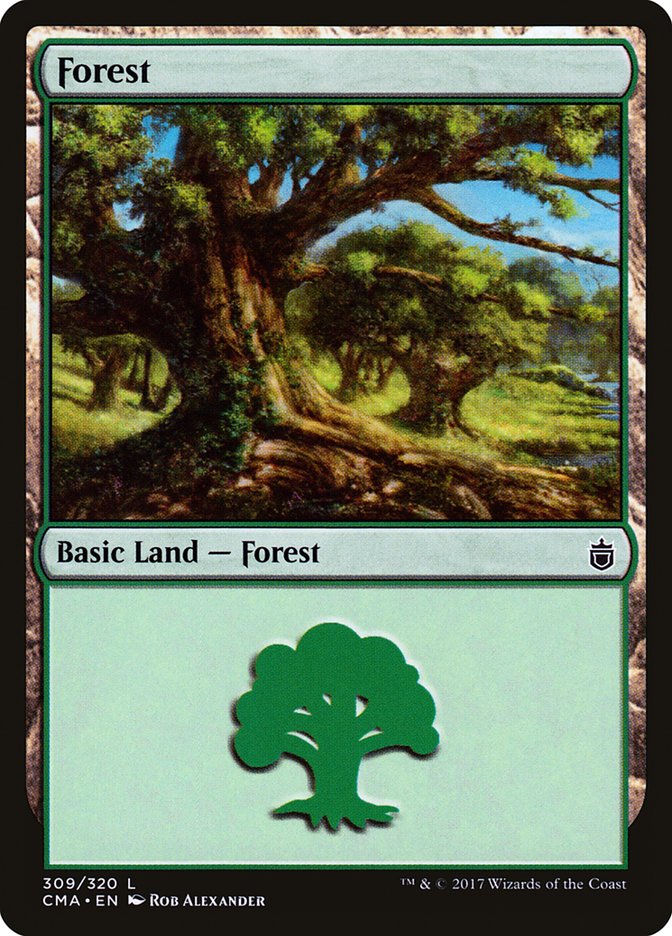 Forest (309) [Commander Anthology] | Gate City Games LLC