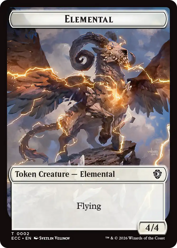 Elemental (0002) // Plant Double-Sided Token [Lorwyn Eclipsed Tokens] | Gate City Games LLC