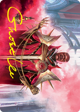 Markov Purifier Art Card (Gold-Stamped Signature) [Innistrad: Crimson Vow Art Series] | Gate City Games LLC