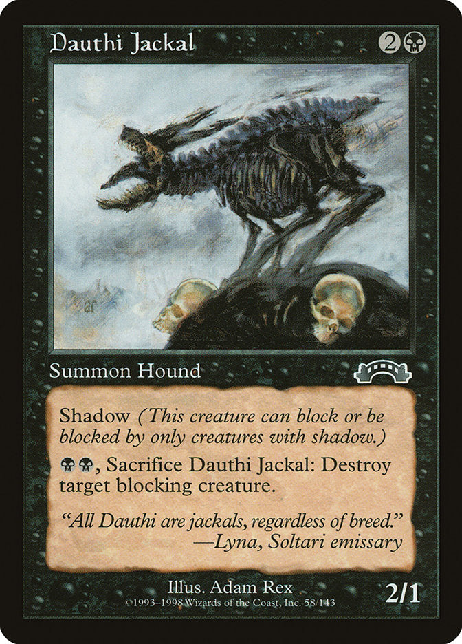 Dauthi Jackal [Exodus] | Gate City Games LLC