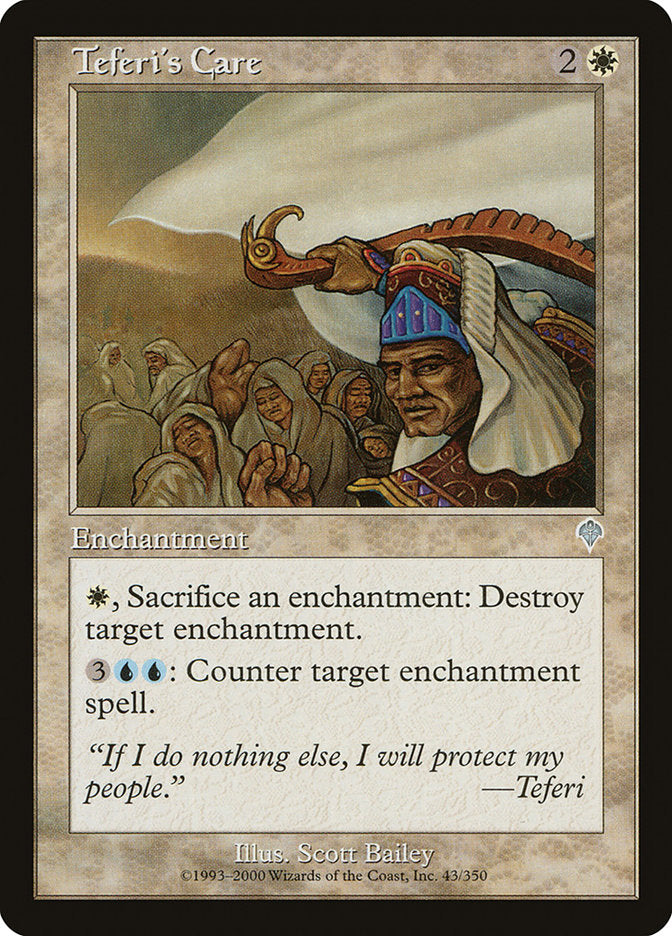 Teferi's Care [Invasion] | Gate City Games LLC