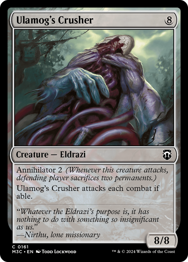 Ulamog's Crusher (Ripple Foil) [Modern Horizons 3 Commander] | Gate City Games LLC