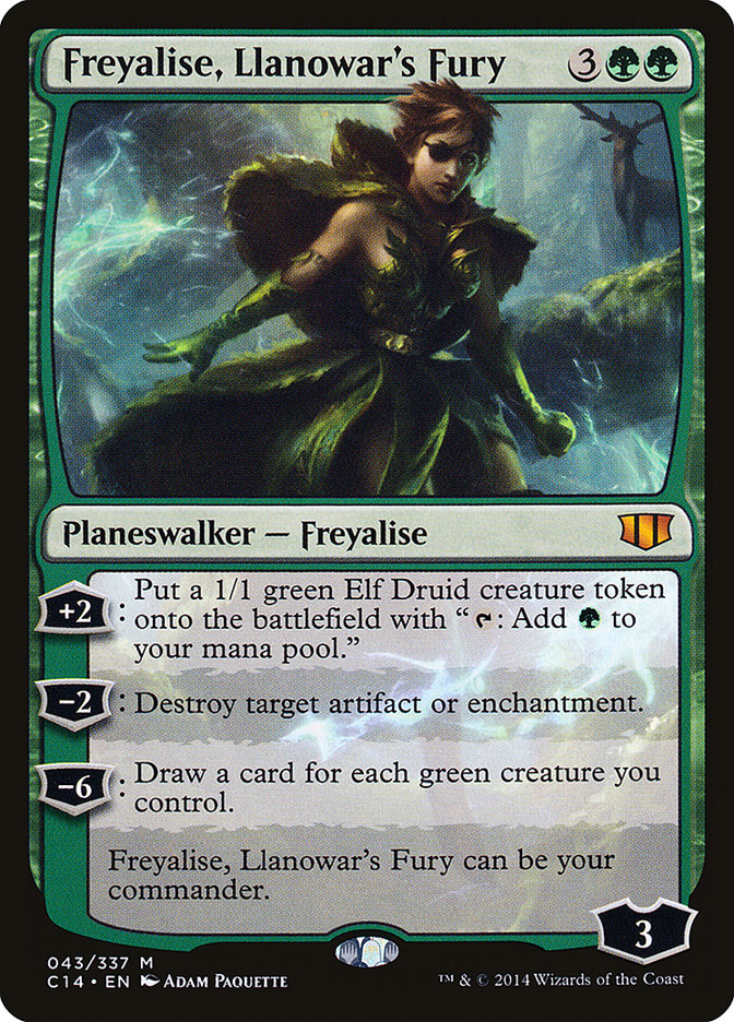 Freyalise, Llanowar's Fury [Commander 2014] | Gate City Games LLC