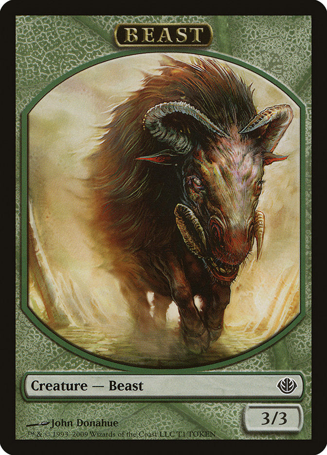 Beast Token (T1) [Duel Decks: Garruk vs. Liliana Tokens] | Gate City Games LLC