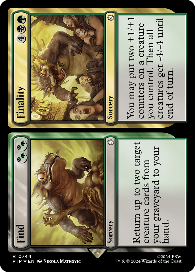 Find // Finality (Surge Foil) [Fallout] | Gate City Games LLC