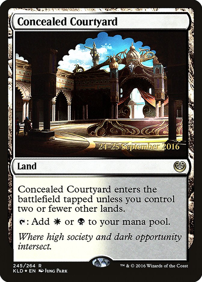 Concealed Courtyard [Kaladesh Prerelease Promos] | Gate City Games LLC