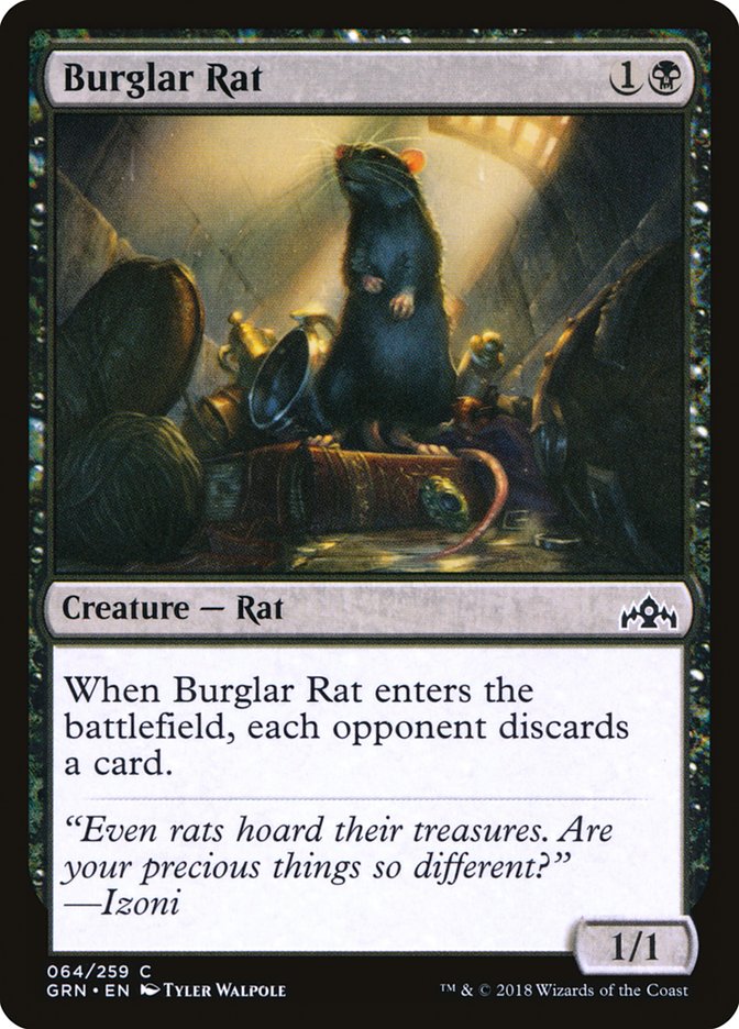 Burglar Rat [Guilds of Ravnica] | Gate City Games LLC