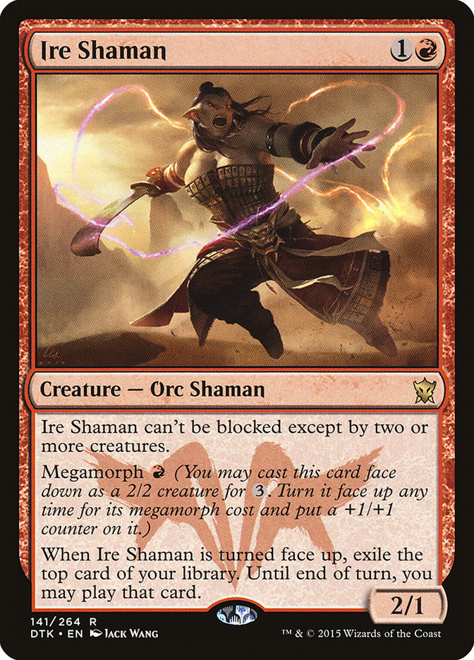 Ire Shaman [Dragons of Tarkir] | Gate City Games LLC