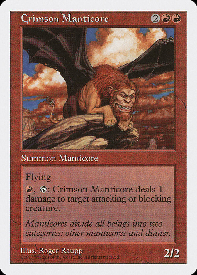 Crimson Manticore [Fifth Edition] | Gate City Games LLC