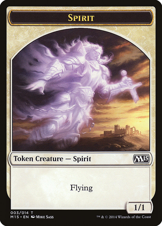 Spirit Token [Magic 2015 Tokens] | Gate City Games LLC