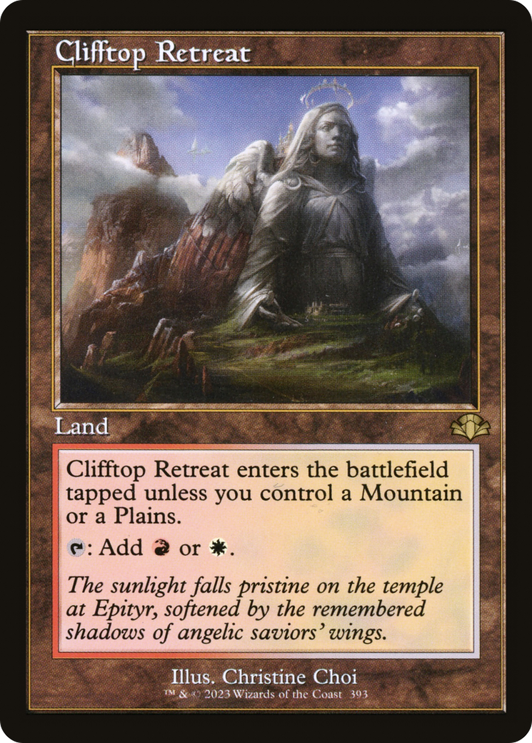 Clifftop Retreat (Retro) [Dominaria Remastered] | Gate City Games LLC