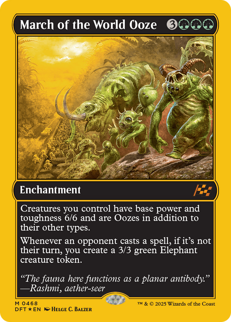 March of the World Ooze (First-Place Foil) [Aetherdrift] | Gate City Games LLC