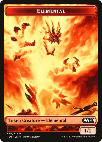 Elemental // Satyr Double-Sided Token [Challenger Decks 2020 Tokens] | Gate City Games LLC