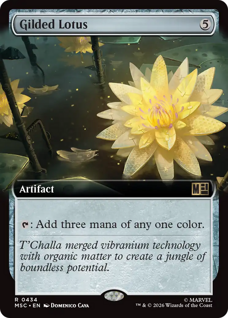 Gilded Lotus (Extended Art) [Marvel Super Heroes Commander] | Gate City Games LLC