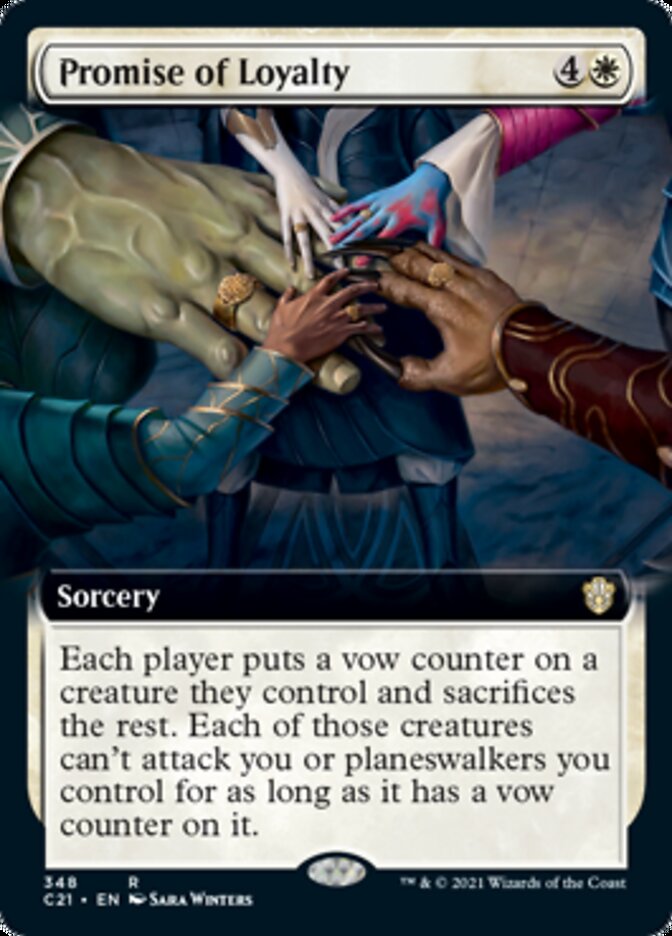 Promise of Loyalty (Extended Art) [Commander 2021] | Gate City Games LLC