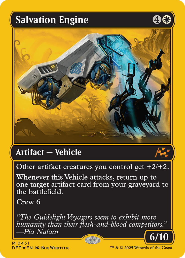 Salvation Engine (First-Place Foil) [Aetherdrift] | Gate City Games LLC