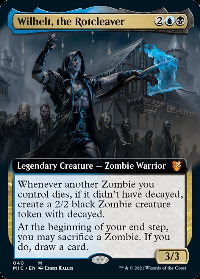 Wilhelt, the Rotcleaver (Extended Art) [Innistrad: Midnight Hunt Commander] | Gate City Games LLC