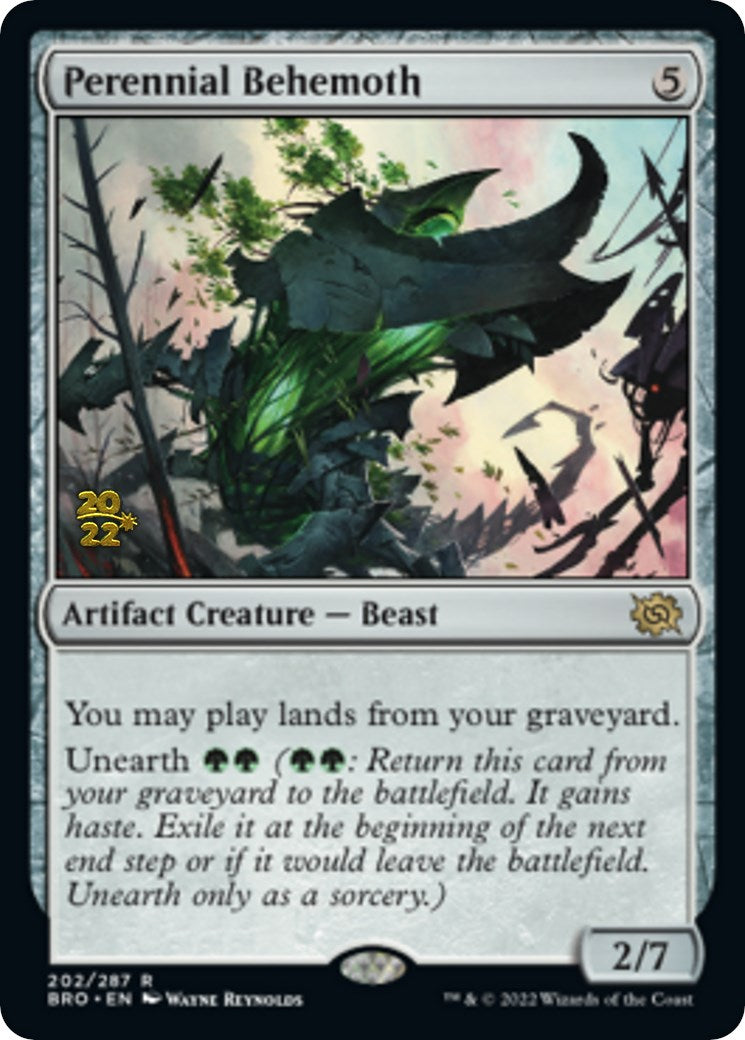 Perennial Behemoth [The Brothers' War Prerelease Promos] | Gate City Games LLC